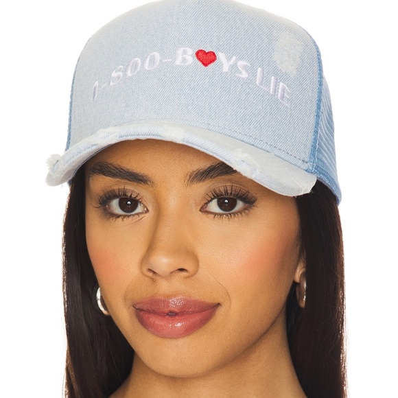 Boys Lie 1-800 Heart Trucker Hat - Picture 2 of 4